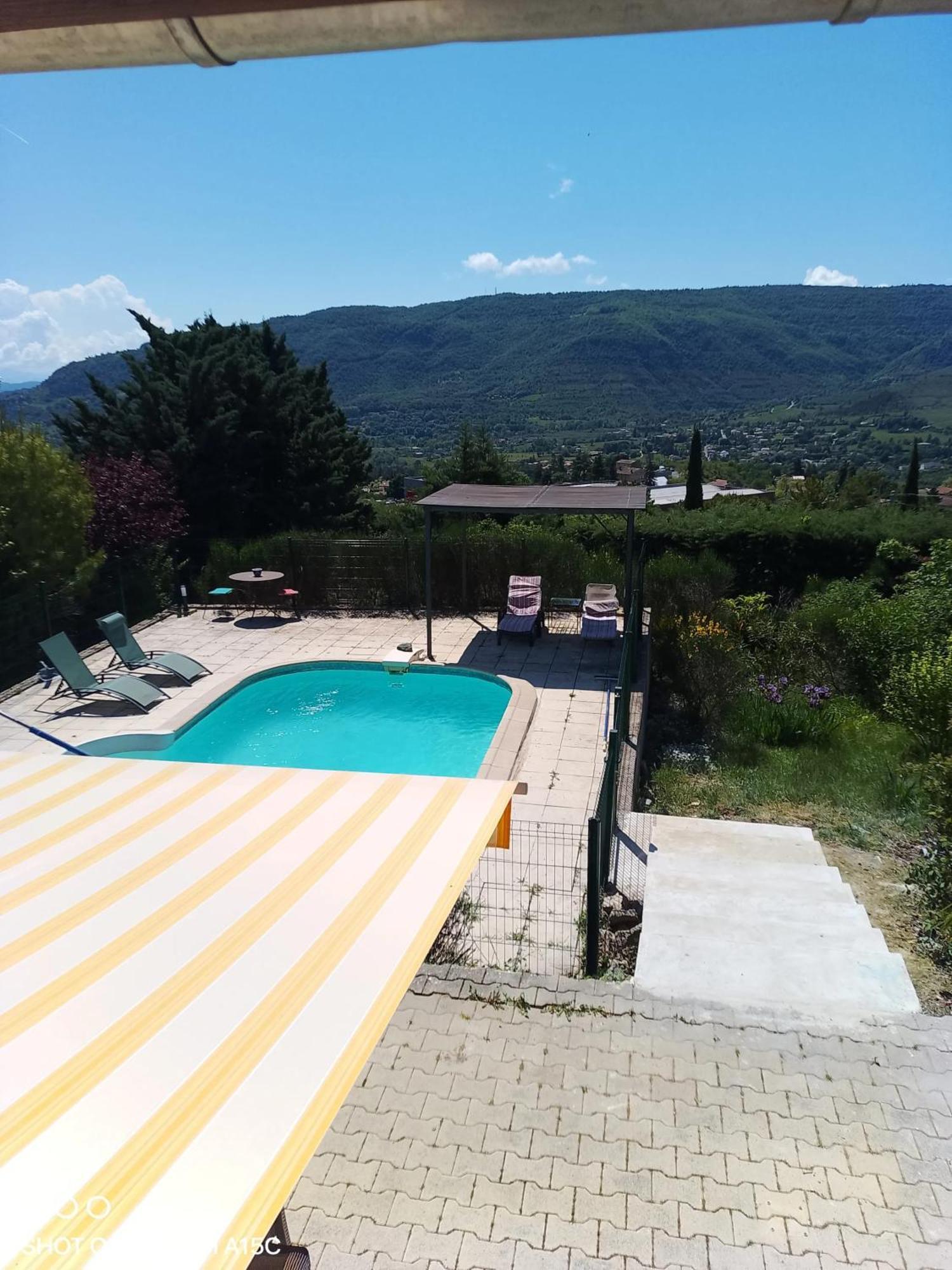 Maison Paisible A Veyras Avec Piscine Privee Et Vue Montagne Exteriör bild