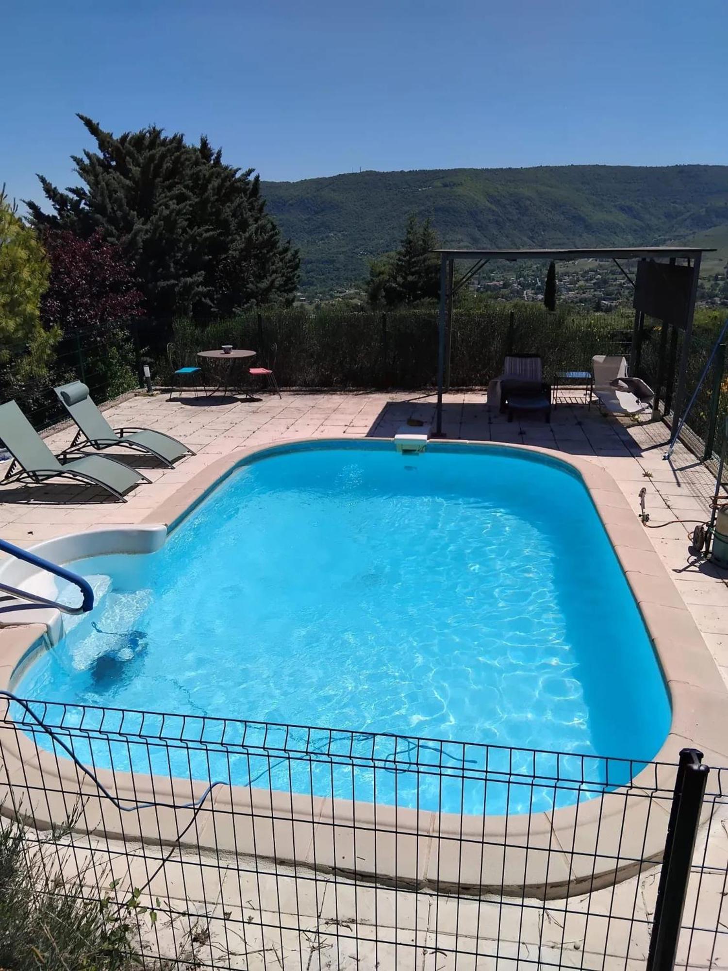Maison Paisible A Veyras Avec Piscine Privee Et Vue Montagne Exteriör bild